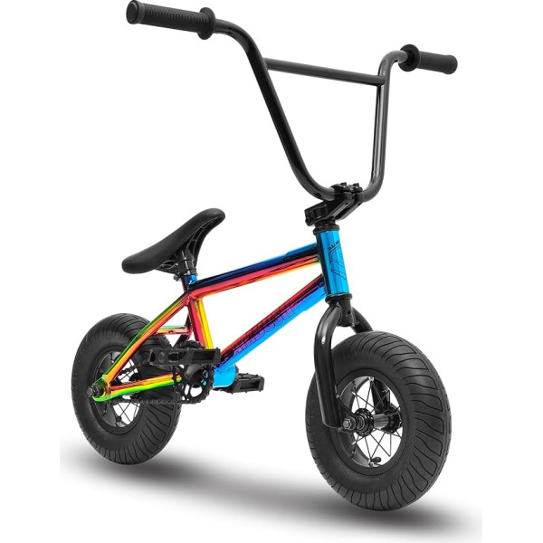 Sullivan BMX velosipēds bērniem, Mini Stunt Bike Oil Slick Neo Chrome Age 8-16 Teens Bicycle