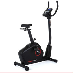 Hammer Ergometrs Cardio XT6 BT, klusais fitnesa velosipēds ar zemu ieeju un ērtu sēdekli, 13 kg spararata masas sistēma, Bluetooth un lietotnes vadība, 130 kg lietotāja svars, 93 x 51 x 150 cm