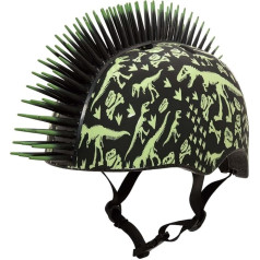 Raskullz Unisex jauniešu bērnu/jauniešu ķivere (5+ gadi) -T-Rex Bonez Mohawk One Size 50-54 cm ķivere, 50-54 cm