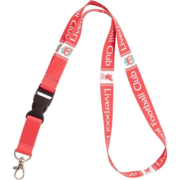 Desert Cactus Liverpool FC Lanyard angļu Anfield Football Premier League Auto atslēgu identifikācijas karšu turētājs Atslēgu piekariņš noņemama aizdares sprādze (Llanyard D), daudzkrāsains, standarta, daudzkrāsains