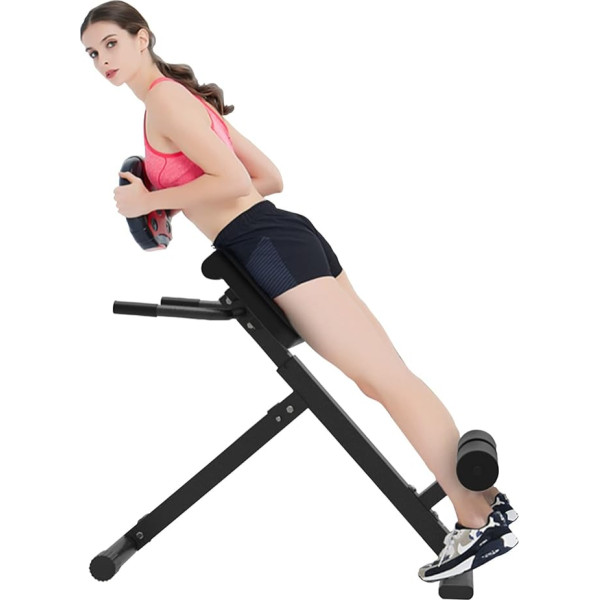 Daudzfunkcionāls romiešu krēsls Hyperextension Bench Indoor Sports Stretch Stool vēdera stiprināšana Bicep augšstilba cīpslu cīpslu Core Exercise Equipment