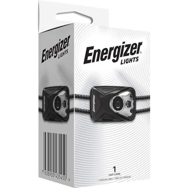 Energizer LED lukturis, uzlādējams mini sporta lukturītis kempingam, brīvdabas aktivitātēm un pārgājieniem, baterija iekļauta komplektā