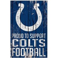 Wincraft NFL Indianapolis Colts SignWood Pride Team Paint 11 x 17 cm