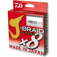 Daiwa J-Braid Grand X8 0,18 mm - 135 m pelēks, gaišs