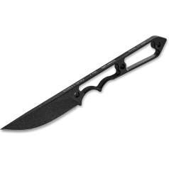 TOPS Knives Unisex - Adult Street Spike fiksētais nazis, melns, 6,75