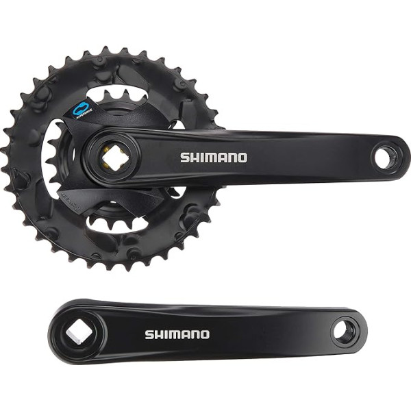 SHIMANO Unisex - Pieaugušo FC-M315 kloķvārpsta, melna, viens izmērs