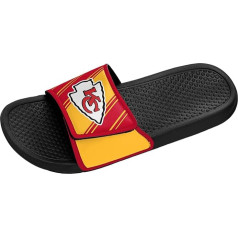 FOCO Vīriešu NFL komandas logo dušas sporta bikses Legacy Legacy Slide Flip Flop Sandales, komandas krāsa, 45/46 EU