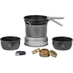 Trangia 27-5 HA Ultralight Hardanodized Aluminium Storm Cooker ar pannu un 2 katliem