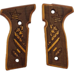 ZIB GRIPS Beretta Stoeger pistoletu rokturi roku darbs no valrieksta koka Dracarys Pattern r2 (Ars.06)