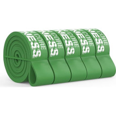 Iron Core Fitness Gym Quality Long Resistance Bands Multi Pack of 5 - iecienījuši fitnesa profesionāļi grupu treniņiem sporta zālēs, kastēs, studijās un treniņnometnēs. Ideāli piemērotas pievilkšanās, spēka treniņiem, mobilitātei.