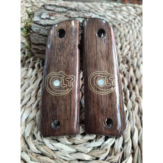 Colt 1911 Pistole Grip Handcrafted from Walnut Wood Ars.52