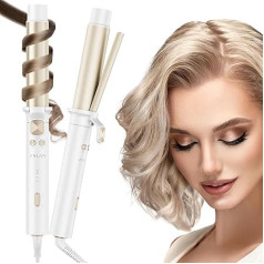 ANLAN Curling Iron Automātiskās cirtas Keramikas cirtas Lielas cirtas 32 mm cirtas ar skavu 4 regulējamas temperatūras matu cirtas Ātra sildīšana Ilgnoturīgas cirtas gariem īsiem matiem