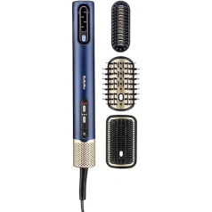 BaByliss Air Wand 3-in-1 matu žāvētājs, taisnotājs un karstā gaisa birste, jonu tehnoloģija, ātrgaitas digitālais motors, iekļauti 3 piederumi, neskarst, AS6553E