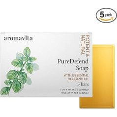 Aromavita Oregano Oil Soap - Hand Soap or Shower Gel - Pack of 5