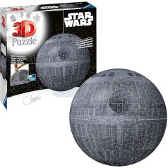 Ravensburger 3D Puzzle 11555 Star Wars Death Star 540 gabaliņu Puzzle bumba pieaugušajiem un bērniem no 10 gadiem, Star Wars dāvanas vīriešiem, sievietēm un bērniem, Star Wars rotaļlieta