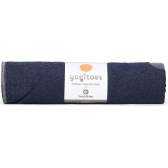 Manduka Yogitoes Yoga Mat Towel - viegls, ātri žūstošs, mikrošķiedras neslīdošs dvielis karstajai jogai, vinjasa un spēka jogai, 71