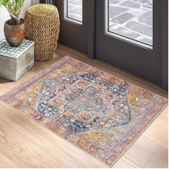 Cekene austrumu mazie paklāji 60x90cm neslīdošs mākslīgās vilnas durvju paklājs iekštelpās mazgājams bohēmisks ieejas zonu paklājs ar zemu pile vannas istaba virtuve