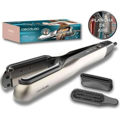 Cecotec RitualCare Air Lisse 2-in-1 Aluminium Straightener and Hair Dryer 1000 W Drys and Smooths Digital Motor 106000 rpm Plasma Ceramic and Keratin High Pressure Opening Cold Air Button