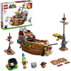 Lego 71391 Super Mario Bowser's Airship - paplašināšanas komplekts, saliekama bērnu rotaļlieta kolekcijai, dāvanu ideja ar 3 figūriņām.