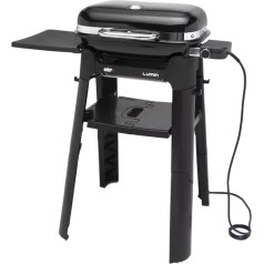 Lumin 1000 Compact Black ar statīvu GRUP_BARBACOAS WEBER® Q™ & E-power