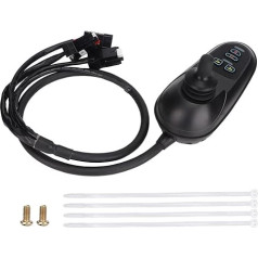 Wheelchair Joystick Controller, DC 24V Universal Electric Wheelchair Joystick Controller IPX5 Waterproof Accessories for Wheelchairs with Free Rotation High Sensitivity