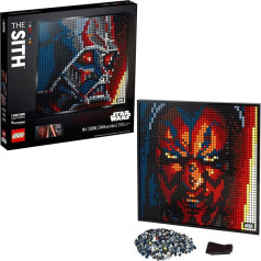 LEGO Art Star Wars The Sith 31200 Creative Sith Lord konstruktors; elegants komplekts pieaugušajiem, kuriem patīk pārdomāti mākslas projekti vai Situ tumšie pavēlnieki, New 2020 (3395 gabaliņi)