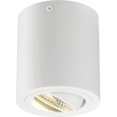 SLV LED Deckenlampe TRILEDO für eine effektvolle Innen-Beleuchtung | dreh- und schwenkbare LED Deckenleuchte, Decken-Strahler, Spot Innenleuchte, schlichtes edles Design | LED 40.000 Std Lebensdauer