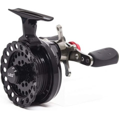 Fliegenfischen Rolle,Fliegenfischen Rollen 4 + 1BB 2.6: 1 65 Fly Fishing Reel-Rad mit hohem Fuß Angelrollen Angelrolle Rädern