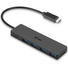 Usb-c slim pasīvais hub 4x usb 3.0 usb-a/usb-c savienojumam