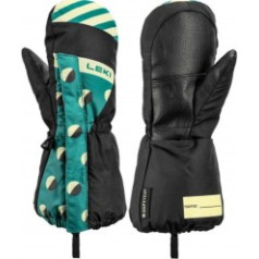 Cimdi LITTLE PAW Mitt Long 5 Black/Green