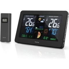 Hama 00186380 Weather station Premium Black