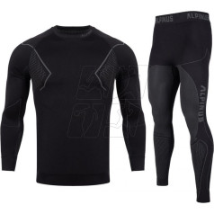 Alpinus Active Base Layer Komplekts termoveļa melns-pelēks M GT43257 / M