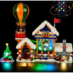 LIGHTAILING Light Set for Lego 10339 Santa Post Office - LED Lighting Set Compatible with Lego Building Blocks Model: Remote Control Version - Model Set Not Included