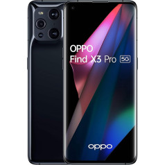 OPPO Find X3 Pro 256GB Mobilais tālrunis Black Gloss Black Android 11 Dual SIM 5991348