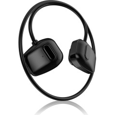 Bluetooth 5.3 IPX7 ūdensizturīgas kaulu skaņas austiņas peldēšanai Bezvadu zemūdens austiņas peldēšanai 9H akumulatora darbības laiks ar 32GB MP3 atskaņotāju skriešanai ar velosipēdu