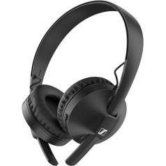 Sennheiser HD 250BT Bluetooth 5.0 bezvadu austiņas ar AAC, aptX Low Latency, pārveidotāja tehnoloģiju un iebūvētu mikrofonu. Akumulatora darbības laiks 25 stundas, ātrā uzlāde ar USB-C - melns