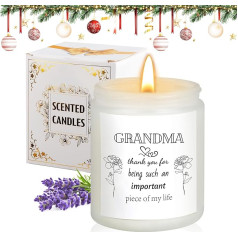 Belillpipi Birthday Gifts for Grandma, Grandma Candle, Christmas Candles Gifts for Grandmother, Gifts for Grandma or Grandma, Thanksgiving Gifts for Grandma, Gifts for Grandma, Lavender