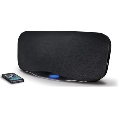 KitSound Cayman 2.1 bezvadu Bluetooth skaļruņu sistēma ar 3,5 mm audio kabeli, kas saderīga ar viedtālruņiem, planšetdatoriem un MP3 ierīcēm, tostarp iPhone 4/4S/5/5/5S/5C/SE/6/6/6 Plus/6S/6S/6S Plus, iPad