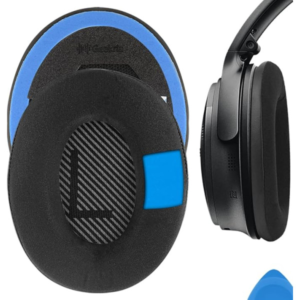 Geekria Comfort dzesējošā gela pildīti rezerves ausu spilventiņi austiņām QC35, QC35 ii, QC2 QC15 QC25, AE2, AE2i, AE2w, SoundTrue, SoundLink Around-Ear austiņām