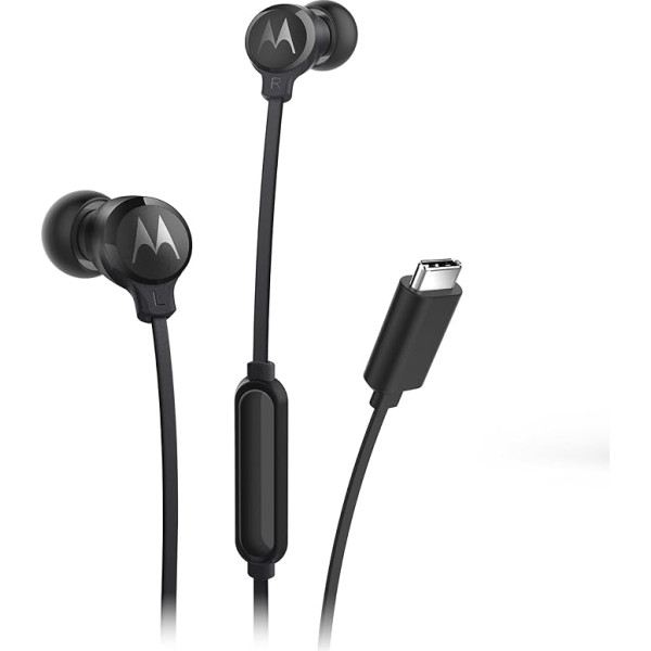 Motorola austiņas Earbuds 3C-S, melnas, USB-C