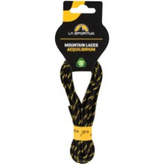 Kurpju šņores Lace Mountain AEQUILIBRIUM, 180cm  Black/Yellow