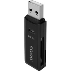 SD kortelių skaitytuvas, usb 2.0, 480 mbps, ak-63