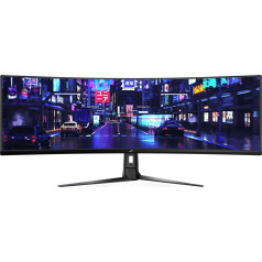 49 xg49vq va 32:9 (3840 x 1080) rog strix 144hz 4ms 1200nit 125% srgb hdr400 hdmi dp usb b 2xusb3.0 skaļrunis