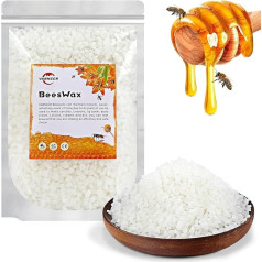 Vabneer bišu vasks, 100% tīra bišu vaska pastilas, piemērotas dabīgajai kosmētikai un sveču ražošanai.