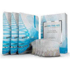 Invigorated Water pH On-The-Go filtrs, pārnēsājams dzeramā ūdens filtrs, 30 g (3 gab.) - ūdens filtrs pudelēm, krūzēm un glāzēm - ūdens filtra kasetne 95 L - ūdens filtrs - ūdens atkaļķotājs