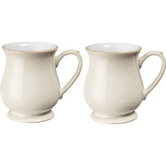 Denby Linen Craftsman 2 lielu krūžu komplekts, krēmkrāsas krāsā