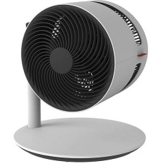 BONECO F210 Fan I Floor Fan I 4 Power Levels I Adjustable Tilt Angle I High Air Flow I Very Quiet (White), White, 375 x 375 x 403 mm