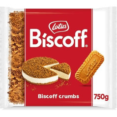 Lotus Biscoff | Crumble | Oriģinālie karamelizētie cepumi | Vegāni | Bez mākslīgiem aromatizētājiem un krāsvielām | 750 g iepakojums