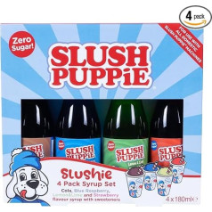 Slush Doll Zero bezcukura sīrupa Slush Slush Starter komplekts 4 gab. komplektā