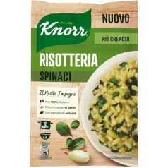 Knorr Risotto Spinaci Rīsi ar spinātiem 175 g 100% itāļu gatavs ēdiens Rīsu ēdiens 15 gab. iepakojumā